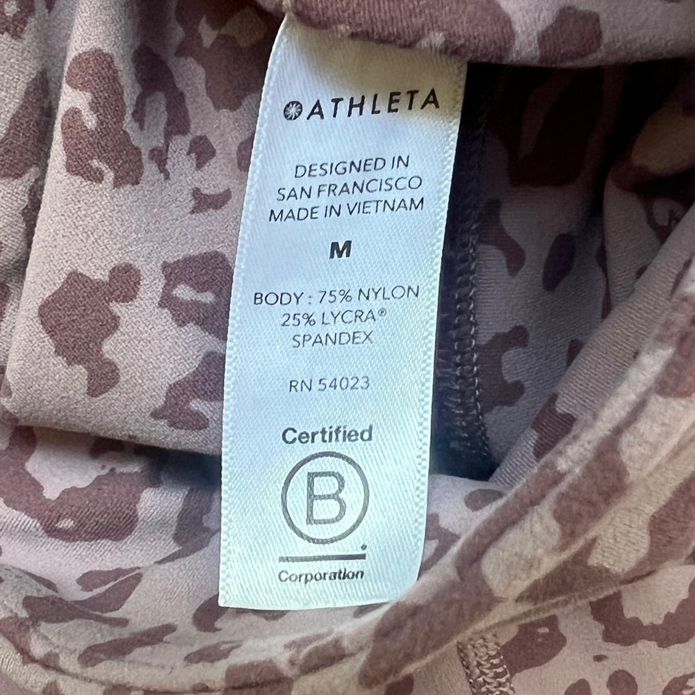 Leopard Elation Ultra High Rise Tight Leggings Flora Mauve - Picture 2 of 5